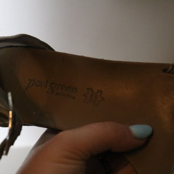 Paul Green Metallic Sandals - Picture 4 of 8